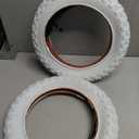 YUNSCM 2-PCS 12.5" Kid Bike Tires 12  X 2  (62-203) and 12.5" Bike Tubes Schrader Valve Compatible with 12.5 x 2.25 12 1/2 x2 1/4 Mountain Bike Bicycle Tires and Tubes (Y-556)-White