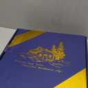 12" Oak Bathroom Vanity Tray Turntable for Perfume Candle, Round Wooden Decorative Tray for Kitchen Sink Countertop Organizer, Bathroom Counter Organizer for Skincare Makeup, Farmhouse Black Gold