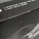 NBCP Guitar Hero Guitar, Wireless PC Guitar Hero Controller for PlayStation 3 PS3 with Dongle for Clone Hero, Rock Band Guitar Hero Games White