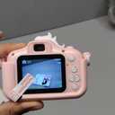 Kids Camera for 3-8 Years Old Toddlers Childrens Boys Girls Selfie Camera 20 MP HD 1080P IPS Screen Dual Digital Toy Camera for Kids Christmas Birthday Gifts with 32Gb Card (Pink White-Unicarn)