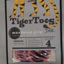 DOK TigerToes Premium Non-Slip Dog Socks for Hardwood Floors - Extra-Thick Grip that Works Even When Twisted - Prevents Licking, Slipping, and Great for Dog Paw Protection (Sassy Pink, Large)