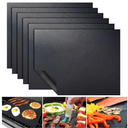 Yomitek BBQ Grill Mat, Non-Stick Reusable Heat Resistant Cooking Mat Pads, Durable Easy to Clean BBQ Baking Grill Sheet Mat 7 Pieces, 17"×16"