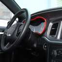 Voodonala for Durango ABS Carbon Fiber Center Consoles Dash Board Instrument Console Fascia Trim for 2011-2024+ Dodge Durango Interior Accessories