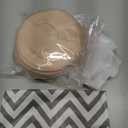 Organic Nursing Pads - 14 Washable Breast Pads for Breastfeeding, Wash Bag, Viscose Derived from Bamboo Reusable Nipple Covers for Breastfeeding Essentials, Soft & Absorbent (Bare Beige, L 5")