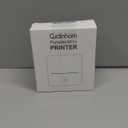 cudinham Print Pods Mini Printer, Sticker Printer with 10 Rolls Thermal Printing Paper, Inkless Pocket Printpod for Phone, Impresora Porttil for Notes, DIY, Compatible with iOS & Android (White)