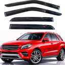 KPY Rain Guards Fit for 2012-2019 Mercedes-Benz ML350 GLK350 GL450, Out-Channel Window Visors Vent Wind Deflectors 4PC, Car Accessories for 2012-2019 Mercedes Benz ML/GL Class