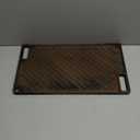 VEVOR Reversible Grill/Griddle, 9.7"x16.7" Pre-Seasoned Cast Iron Griddle, Rectangular Double Burner Griddle Pan, Non-Stick Family Pan Cookware with Handles, Flat Top Plate for BBQ, Gas Grill, Black