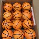 LiYiQ 24Pcs 2.36 Inch Basketball Stress Balls Mini Foam Squeeze Balls for Basketball Party Favors Basketball Party Decorations Basketball Goodie Bag Stuffers