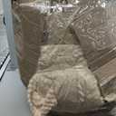 Buryeah 48 Pcs Flannel Throw Blankets Bulk Outdoor Wedding, Beige, 50 x 60 inches