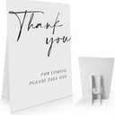 Thank You Wedding Sign 8 x 11 Inch, Thank You for Coming, Please Take One Sign, Bridal Shower Sign, Wedding Favors Sign, Anniversary Party Sign-WDS13, white
