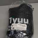 Black Bathroom Rug, Waffle Bath Mat Non Slip Washable Super Absorbent Quick Dry Boho Farmhouse Bathroom Decor, 30"x20" Black (1'8" x 2'6" (Rectangular))