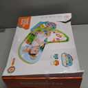 UMIKU Baby Play Mat Baby Tummy Time Mat Activity Center for Newborn Infant Piano Play Gym Mat Music & Light Babies Gifts Boy Girl for Babies 0-6 6-12 Months, Pink Dinosaur