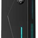 Dehumidifier, Dehumidifiers for Home(1000sq.ft), 98 OZ Water Tank, Dehumidifier Washable Air Filter, Dehumidifiers for Basement Bedroom Bathroom, Auto Shut Off, Timer Setting (black)