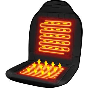 Heated Seat Covers 1 Minute Rapid Heating Seat Cushion,UL Listed,Black Seat Warmer for Winter.