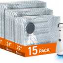 15 Pack Travel Vacuum Storage Bags, 4500Pa Wireless Electric Pump | Compression bags, space saver for backpack & suitcase; ideal gift for travel lovers for business and outdoor trips