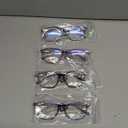 4 Pack Progressive Multifocus Reading Glasses Blue Light Blocking Multifocal Readers for Women (Multicolor)