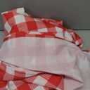 Waterproof Checkered Tablecloth Fabric - Rectangle 58x84 Inch Classic Gingham Buffalo Plaid Table Cloth for Indoor/Outdoor Use - Washable Table Cover for Kitchen, BBQs, and Parties