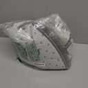 OLANLY Light Grey Round Rugs for Bedroom - Machine Washable, 4 ft Circle Area Rugs for Living Room, Soft and Fluffy Shaggy Carpet for Teen Girls and Boys, Nursery Rooms, Dorms, Home Decor Aesthetic