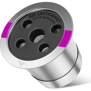 Reusable K Cups with Multistream Technology for Keurig K Supreme,K Supreme Plus and K Slim,Refillable Coffee Filters(1pack)