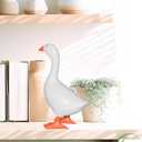 Magnetic Goose Key Holder Cute Home Decor Statue,Office Table Desk Decor Resin Goose Duck Statue Sculpture,Tool Holder Home DecorationBedroom Decor Housewarming Gift