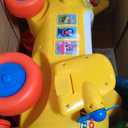 Kiddieland Sesame Street Elmo's Activity Plane Ride-On Toy, Lights Sounds Steering Wheel, Spinning Propeller, Imaginative Pretend Play for Toddlers, Small