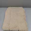 DEXI Bathroom Rug 36x24, Non Slip Washable Bath Mat for Shower Floor, Absorbent Soft Bathmat with Rubber Backing, Quick Dry Microfiber Carpet, Beige