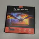 FFJ TV LED Backlight with Sensor, 14.7ft Cuttable RGB Lights That Change with TV for 55-65 Inch Screen and PC Monitor, Smart App Control, Game & Music Sync Color Changing Light