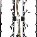 Valve Cover Gaskets + 8 Glow Plugs + BK Relay With Inner Injector Glow Plug Harness Compatible with 7.3L Ford F250 F350 E250 E350 Diesel Powerstroke 1999-2003 (615-201, F81Z-6584-AA)