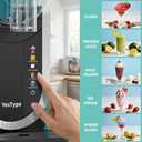 Slushie Machine for Home, No Ice Needed Margarita Machine & Slushy Machine, 5 Preset, Rapid Freezing, Self-Cleaning, 66oz Slushie Maker for Frappes, Spiked Slush, Ice Cream, Dark Green