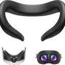 KIWI design F3 Silicone Facial Interface Compatible with Meta/Oculus Quest 3, Sweatproof VR Face Cover Accessories, Not for Quest 3S