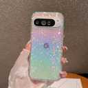 Magnetic for Google Pixel 10 Pro XL Case Women,[Holographic Iridescent Color Changing Effect] Fashion Slim Cute and Unique Matt Protective Phone Cover for Pixel 10 Pro XL