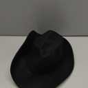 Western Cowboy Hat for Men Women Classic Roll Up Fedora Hat with Buckle Belt(Size:S-M)