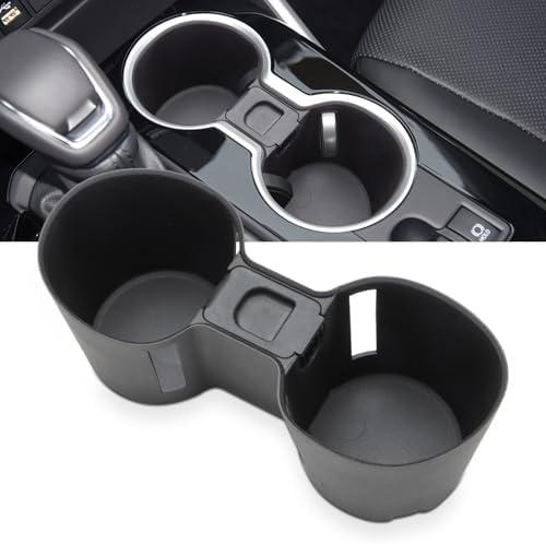 Auovo Cup Holder Insert Compatible with 2020-2026 Toyota Highlander Accessories Center Console Black Drink Bottle Coaster Silicone Interior