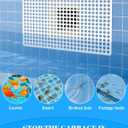Pool Skimmer Guard Kit Leaf Skimmer Catcher Shield with Elastic Rope & Telescopic Rod Fits All Inground & Above Ground Pools Rust-Proof Net Cover to Prevent Debris & Blockage Easy Assembly