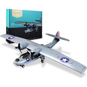 ArtorBricks Air Force Series PBY-5ACatalina Fighter Plane Military Building Block Set and Gift for Adults, Compatible (364Pieces)