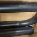 Room Darkening Curtain Rod, Wrap Around Design, Extra-Thick 1-Inch Diameter Single Drapery Rod, Extendable Metal Rod Set for the Blackout Curtains and Sheer (Matte Black, 84-120")