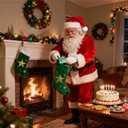 2 x 500 PCS Christmas Gift Tags Stickers  Self-Adhesive Holiday Name Labels for Christmas Presents, Wrapping Paper, Gift Bags & Seasonal Decorations (2.95 x 1.6 Inch)