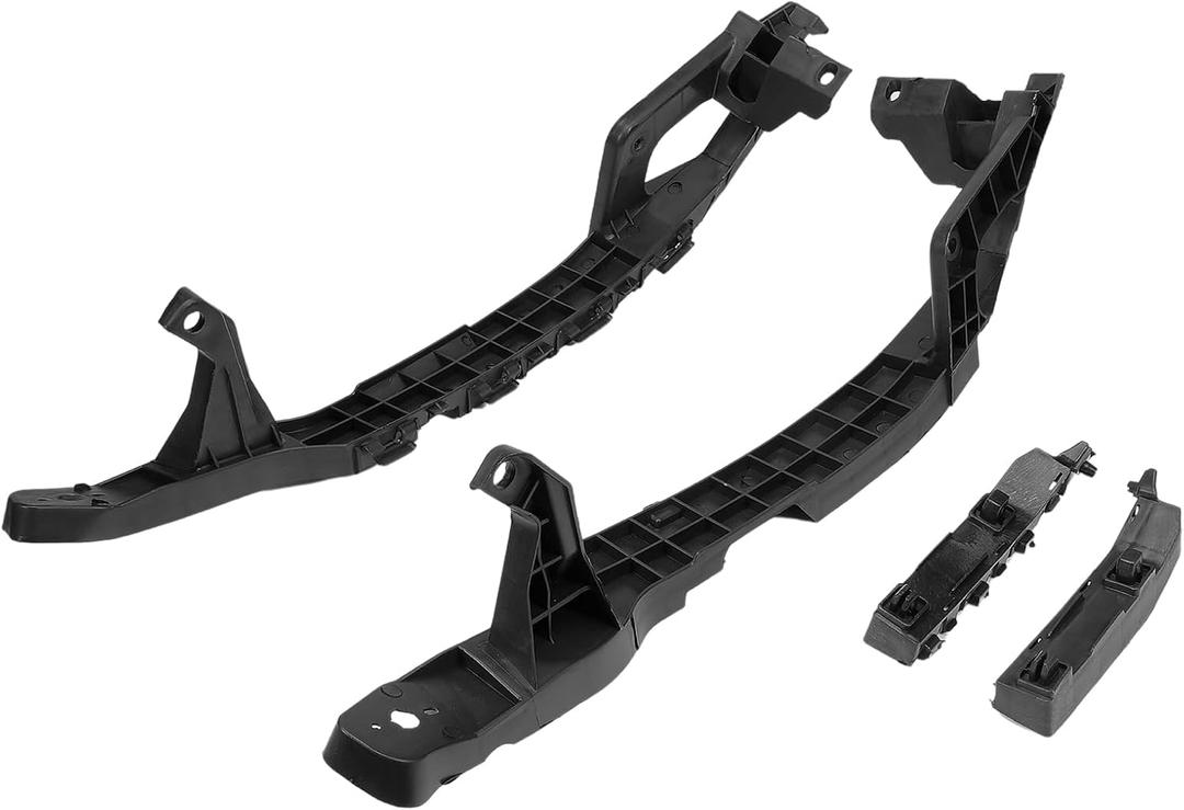 Front Headlight and Bumper Bracket Mount Support Retainer Kit Fit for 2008-2012 Honda Accord Sedan L4 2.4L, V6 3.5L Left and Right Side 71140TA0A00, 71190TA0A00, HO1066113