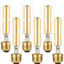 LiteHistory T10 E26 Led Bulb 60 watt,Dimmable,Soft White Light Bulbs,2700K