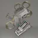 ZAIYW 4 Pack 16.5Ft 50LED Fairy Lights Battery Operated with Remote Control Timer 8 Modes, Waterproof Twinkle String Lights for Bedroom Wedding Xmas Tree Outdoor DIY Decor (Warm White)