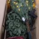 Balsam Hill 7.5ft Pre-Lit Classic Blue Spruce - Artificial Christmas Tree with 2,960+ Tips, 1,000 Clear LED Lights, Easy Plug Technology & Premium Stand for Indoor Holiday Decorating