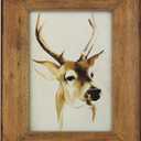 Picture Frame 5x7 Inch,Rustic Wood Photo Frames with Real Glass,Wall Hanging and Tabletop Standing,Vertical or Horizontal Display (Brown)