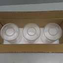 3 Pack Seeded Glass Lamp Shade Replacements, 5.9in Height, 3.9in Diameter, 1.7in Fitter, Cylinder Bubble Glass Shade Covers, Seeded Glass Replacement for Pendant Lights Chandeliers Wall Sconces