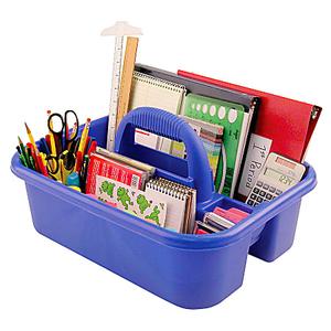 Tote Caddy, Deep Pockets Secure Supplies, 18x13x8