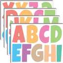 Bemeol 234 Pieces 4 Inch Bulletin Board Letters Alphabet Cutout Letter for Bulletin Board Display Home Classroom School Decor(Colorful)