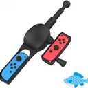 Fishing Rod for Nintendo Switch&Switch OLED, ZKKEIIE Fish Game Kit Compatible with Nintendo Switch Legendary Fishing, The Strike Championship Edition Gadgets for Family Party, Gifts for Men