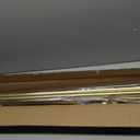 2 Pack Brass Disc Curtain Rods, 84-144 Inches Window Curtain Rod,Adjustable Room Darkening Curtain Rod with Aluminum Finials and Brackets,Wrap Around Design