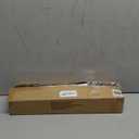 Curtain Rods for Windows 16 to 88 Inches Adjustable Length 1 Inch Diameter Window Curtain Rod with Aluminium End Cap, Brushed Nickel