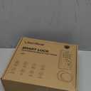 Fingerprint Keypad Deadbolt with Handle Set, Keyless Entry Door Lock, Door Locks for Front Door Lock Set, App Control, Auto Locking, Easy to Install, Satin Nickel (Silver)