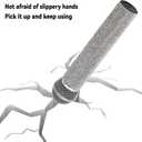 2 x Fake Microphone Prop Plastic Play Microphone Glitter Silver Rhinestone Microphone Prop Microphone For Disco Stage Party